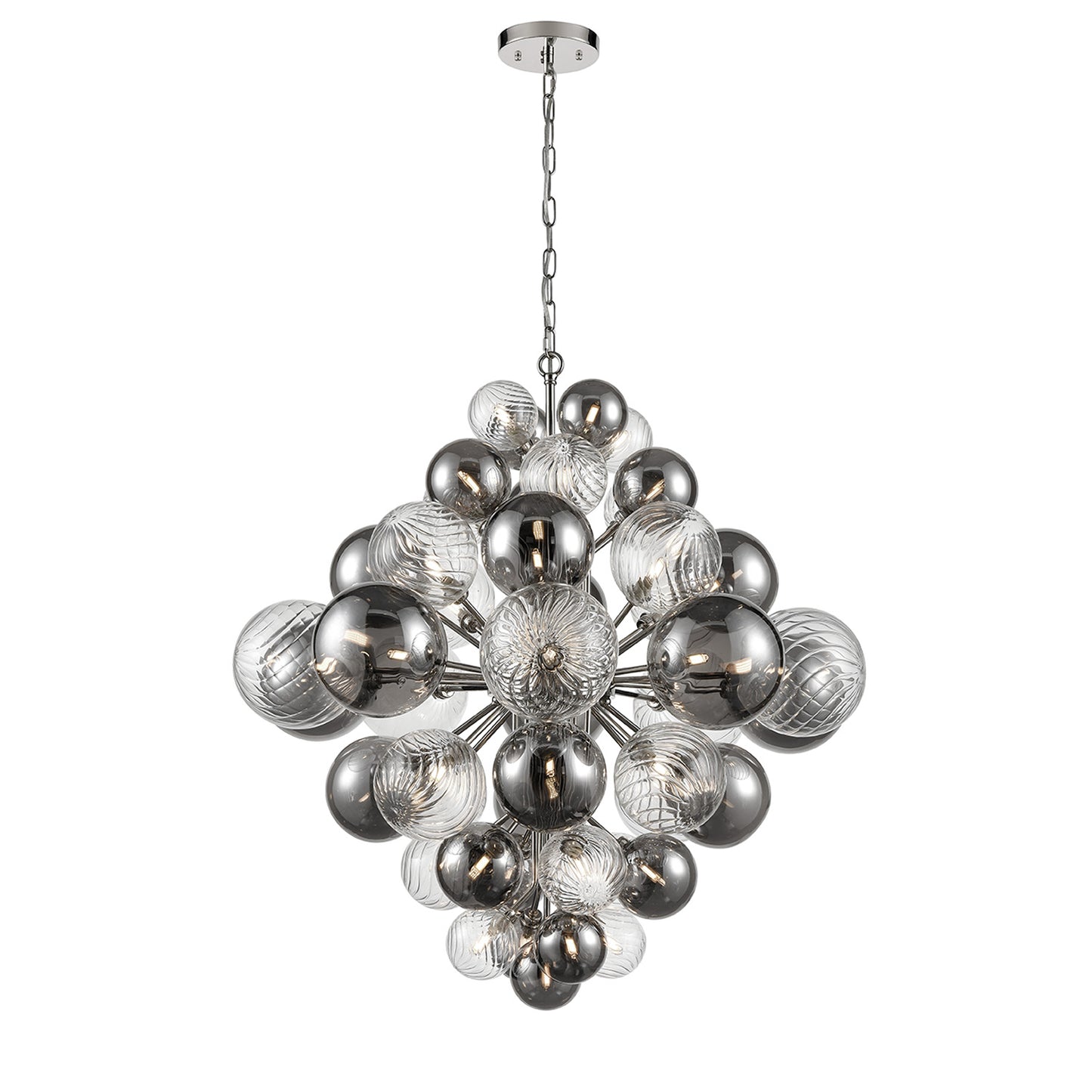 Array 47 Lights Pendant Fitting In Chrome