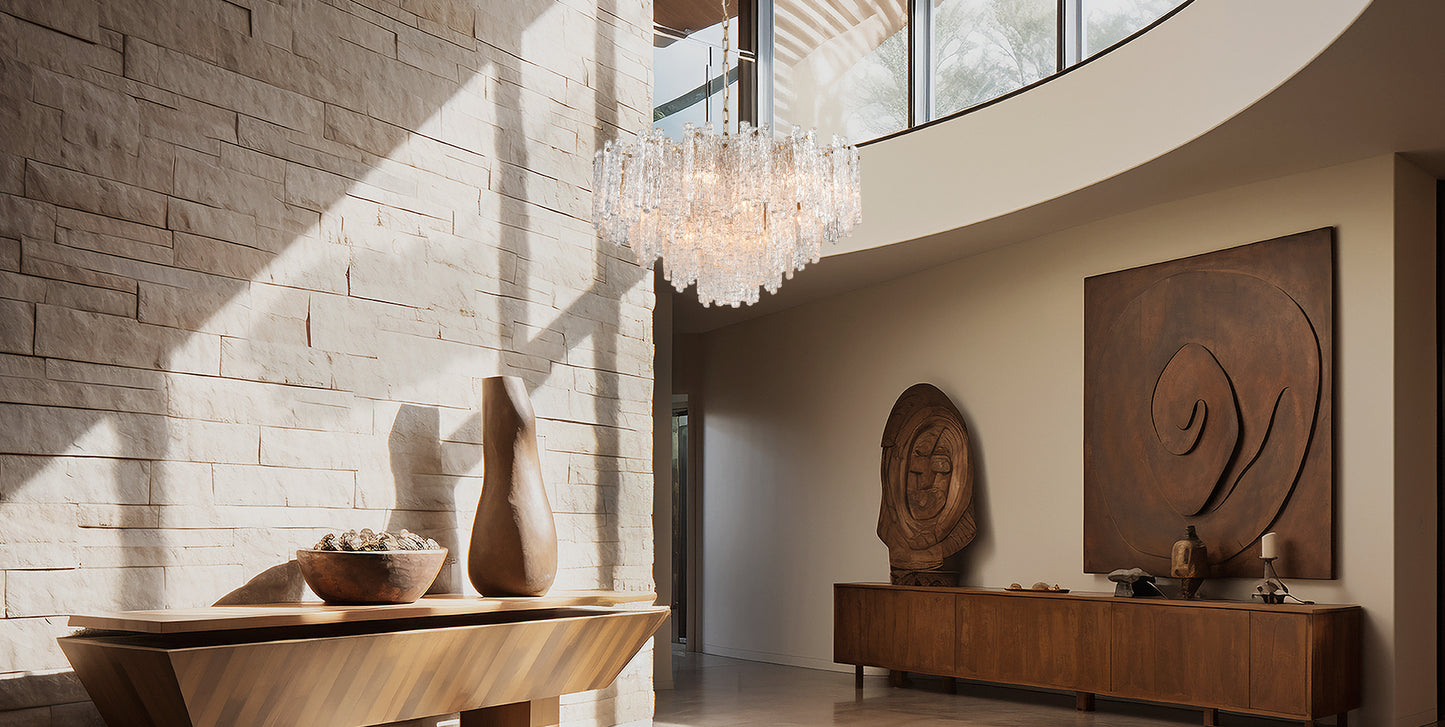 Icicle 16 Light Open plan Pendant Chandelier