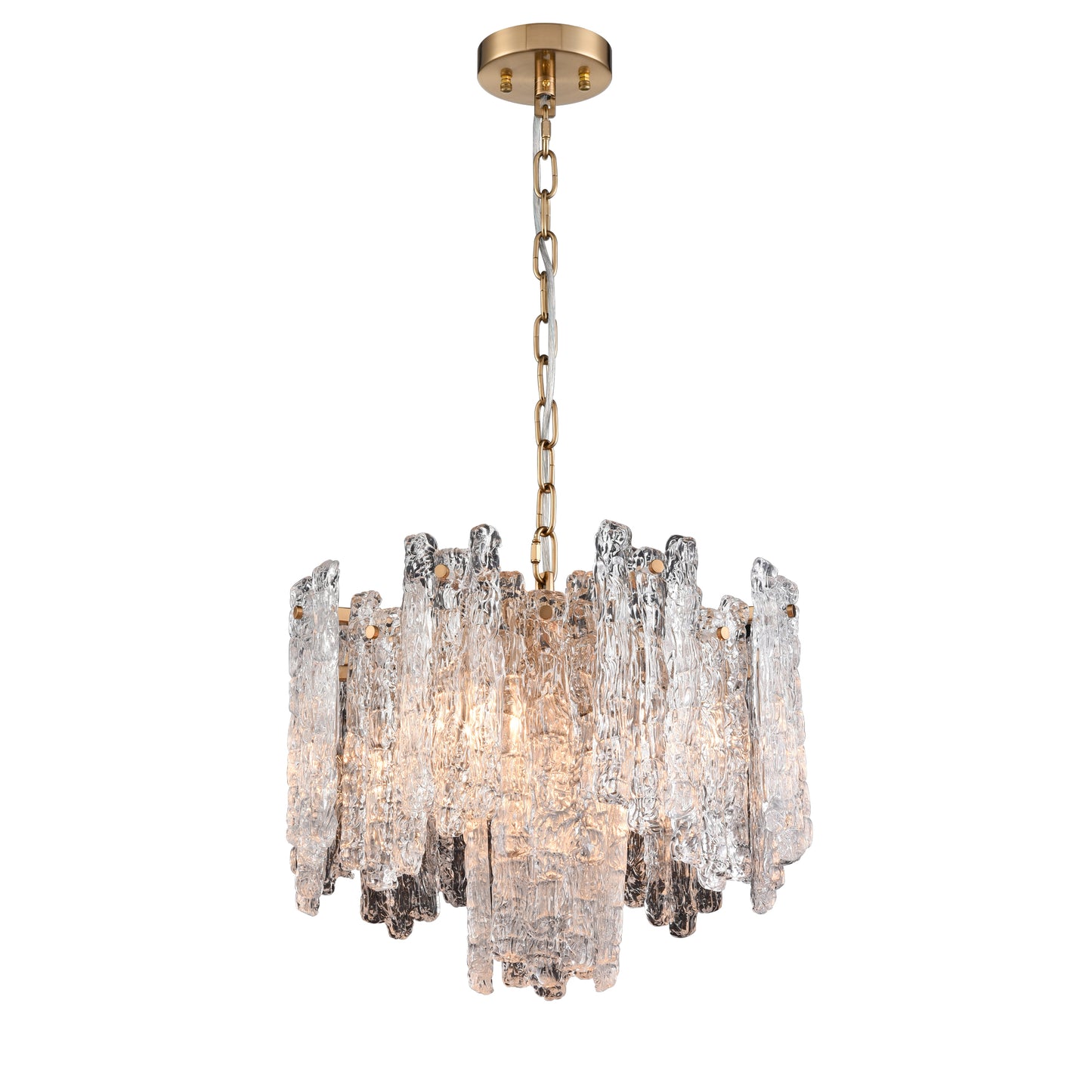 Icicle 5 Lights Ice Cubed Shaped Pendant
