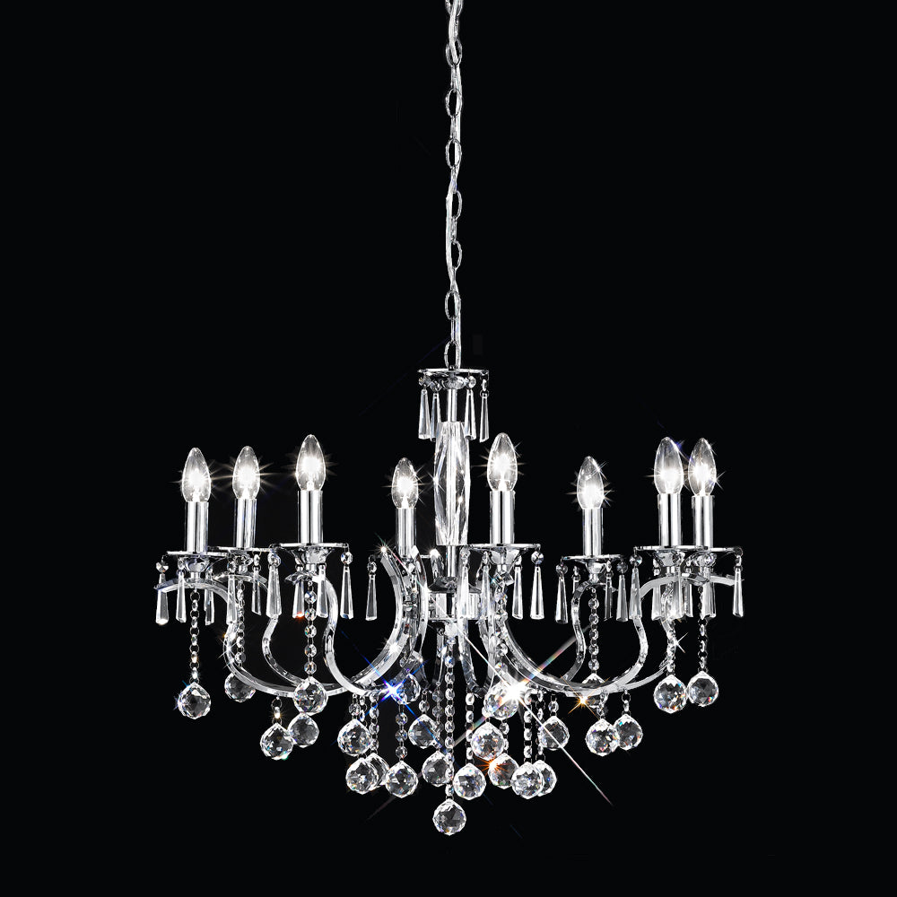Taffeta 8 light Pendant Chandelier