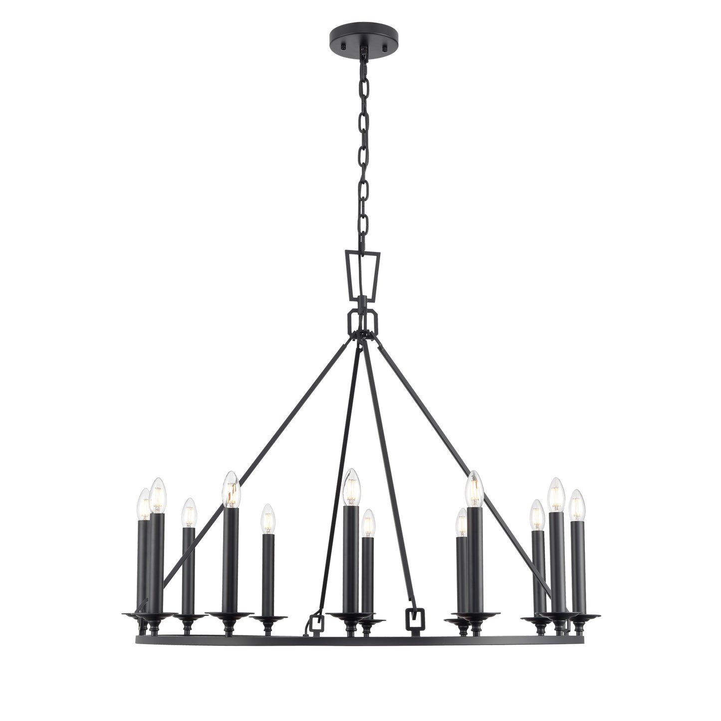 Tudor 12 Light Chandelier