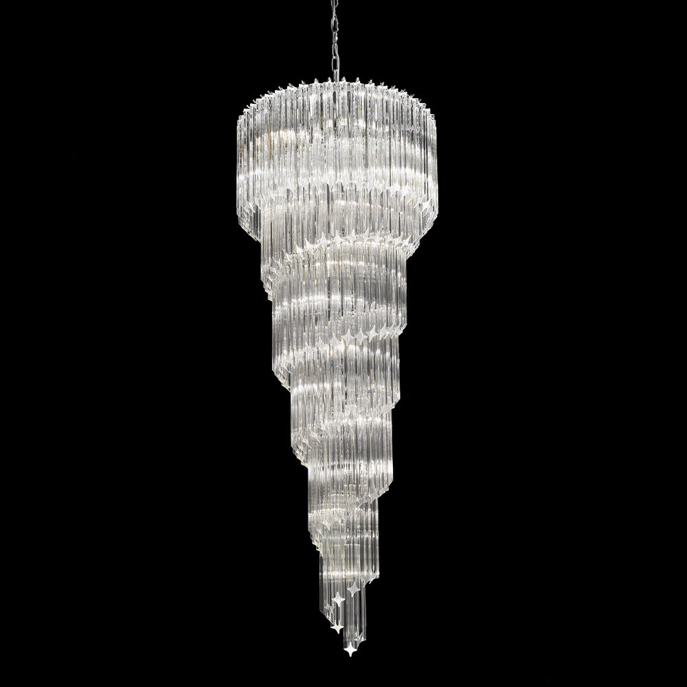 Valentina 13-Light Italian Angle-Cut Pendant Chandelier
