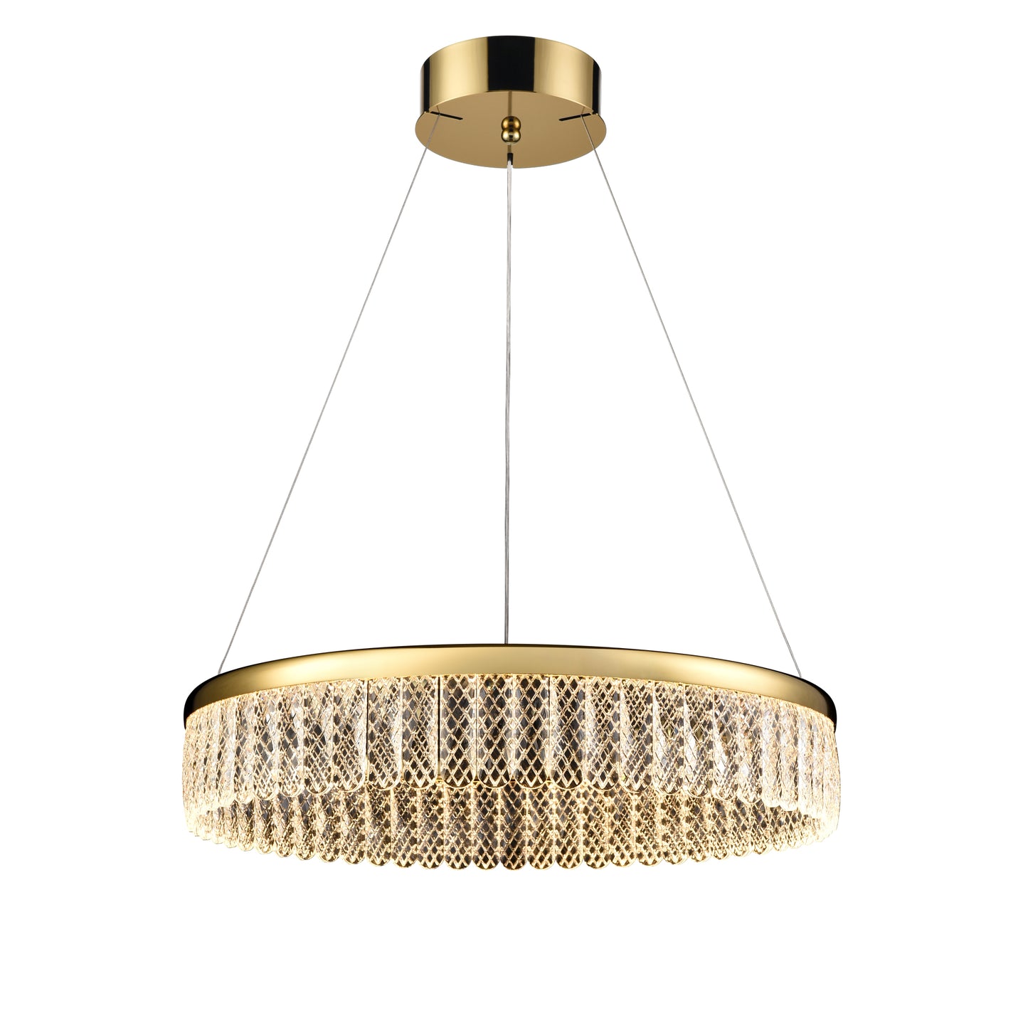 Victoria 24W LED Single Tier Dimmable Pendant Chandelier