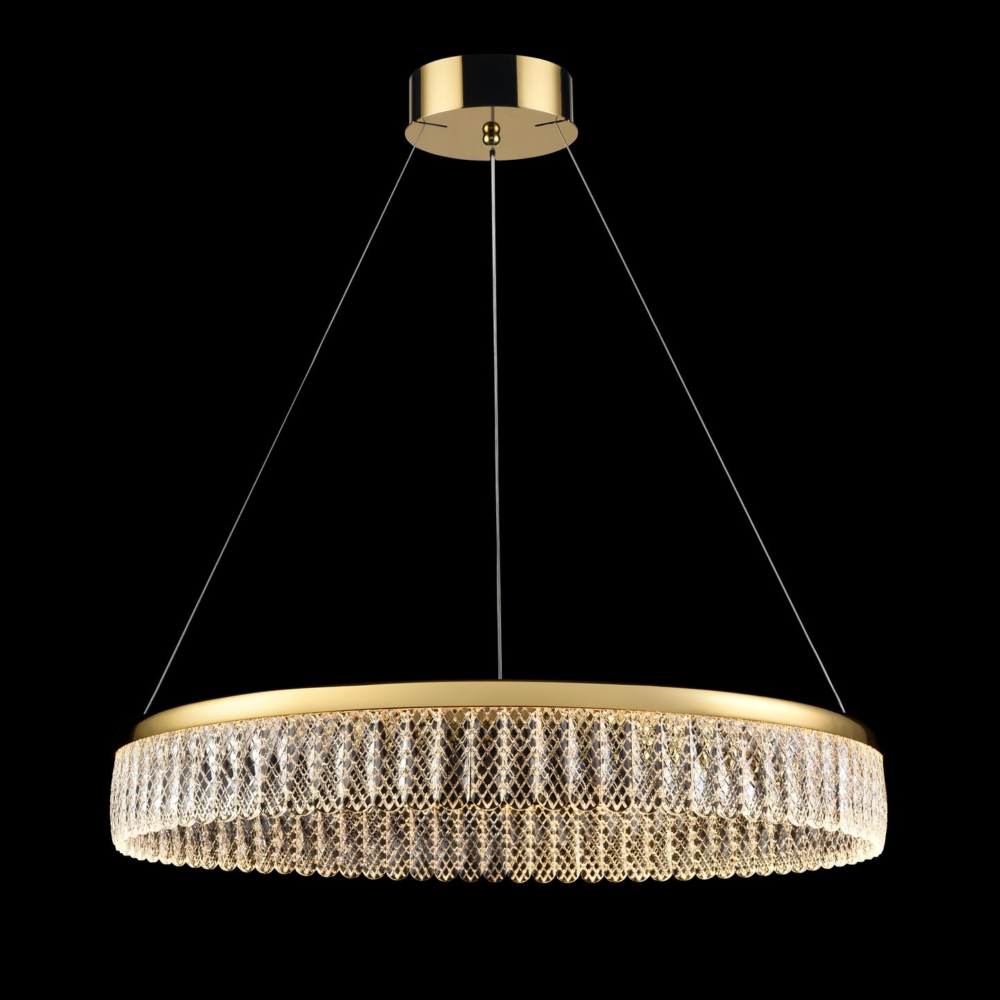 Victoria Single Tier 32W LED Pendant Chandelier