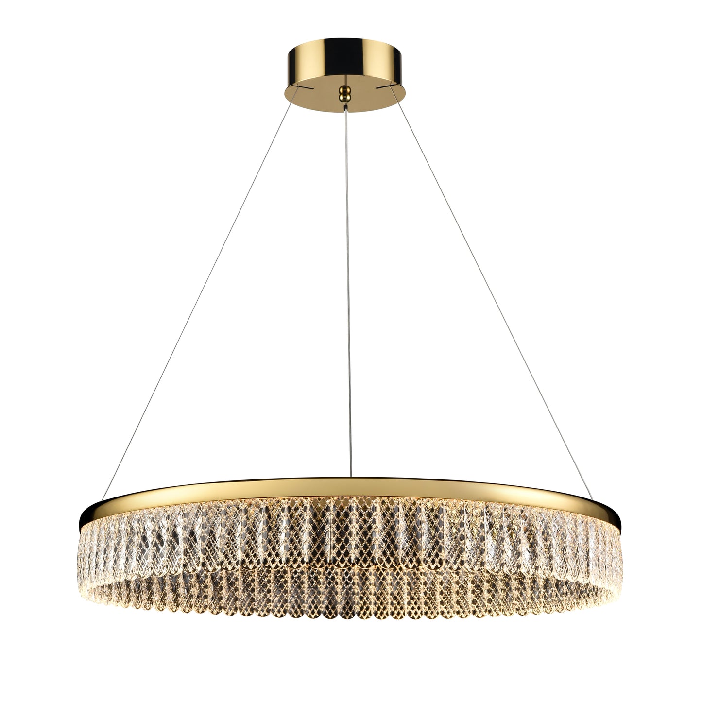 Victoria Single Tier Pendant 32W LED Chandelier
