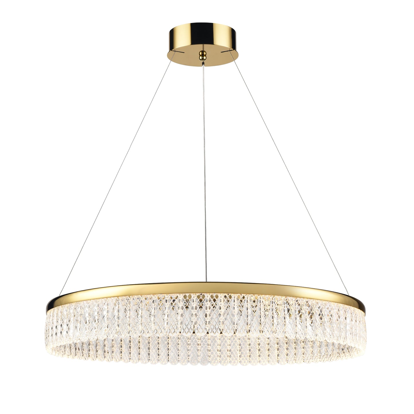 Victoria Single Tiered Pendant 32W LED Chandelier
