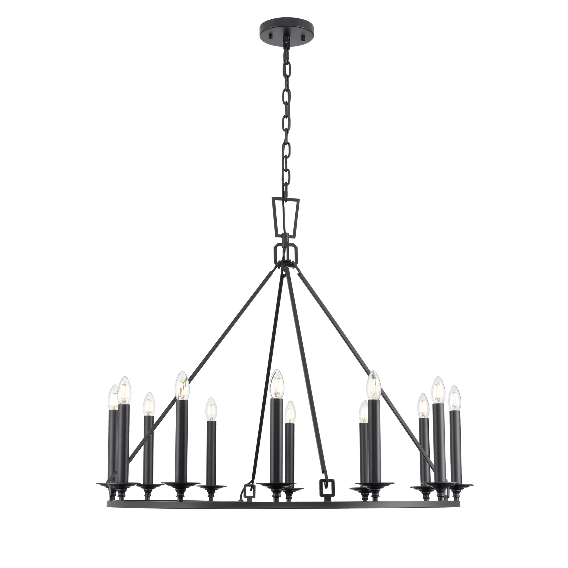 Tudor 12 Light Chandelier